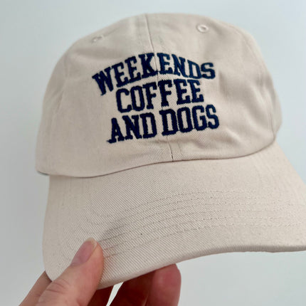 Paws For Change Weekends Coffee Dogs Cap (Stone/Navy)