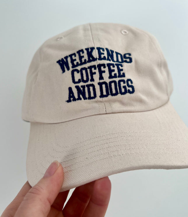 Paws For Change Weekends Coffee Dogs Cap (Stone/Navy)